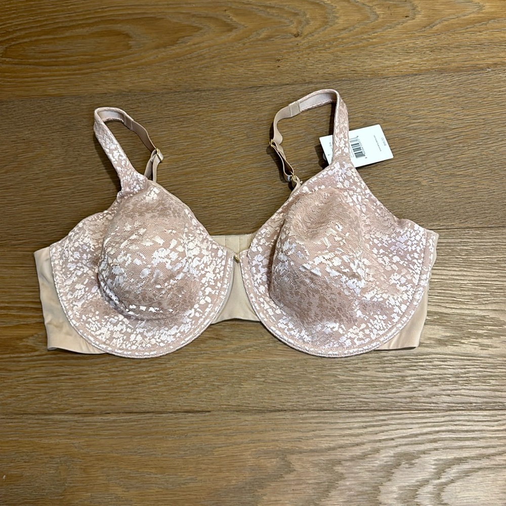 New with tag Le Mystere  size 42DD/E Classic Full Coverage Underwire BEIGE Bra